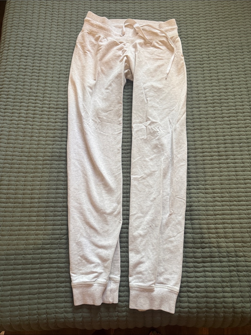 lululemon athletica Light Heather Gray Jogger Pants